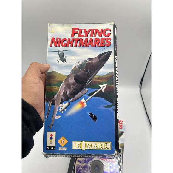 Flying Nightmares 3DO OVP Longbox With Game & Manual - Picture 10 of 13